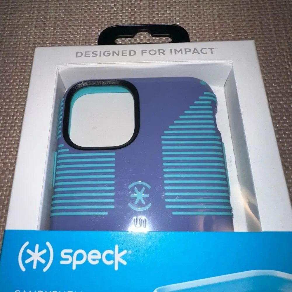 Speck iPhone 11 Pro Candyshell Grip Cell Phone Case Mykonos Blue Purple NWT